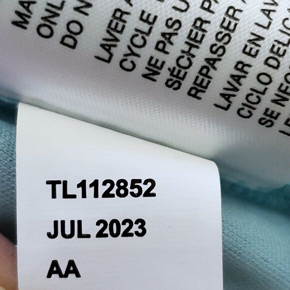 Greg Norman Women's Ml75 Play Dry Golf Tennis Pickleball Blue Zip Polo Top XL - Picture 14 of 14